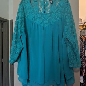 Turquoise Dress shirt